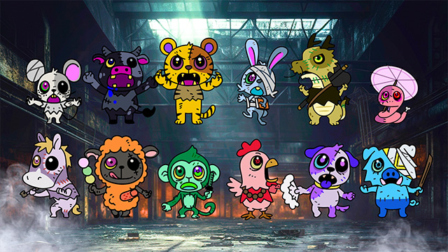 DARK13プロジェクト 公式キャラクター